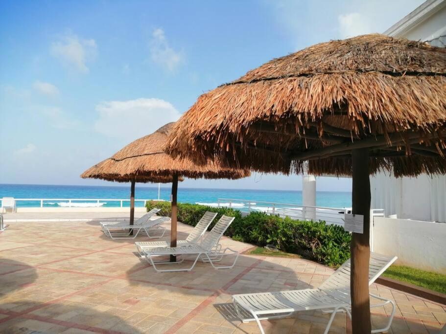 Placentero Depa En Mar Caribe! Cancun Exterior photo